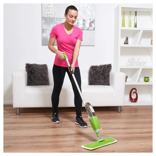 Escoba Giratoria 360° con Pulverizador